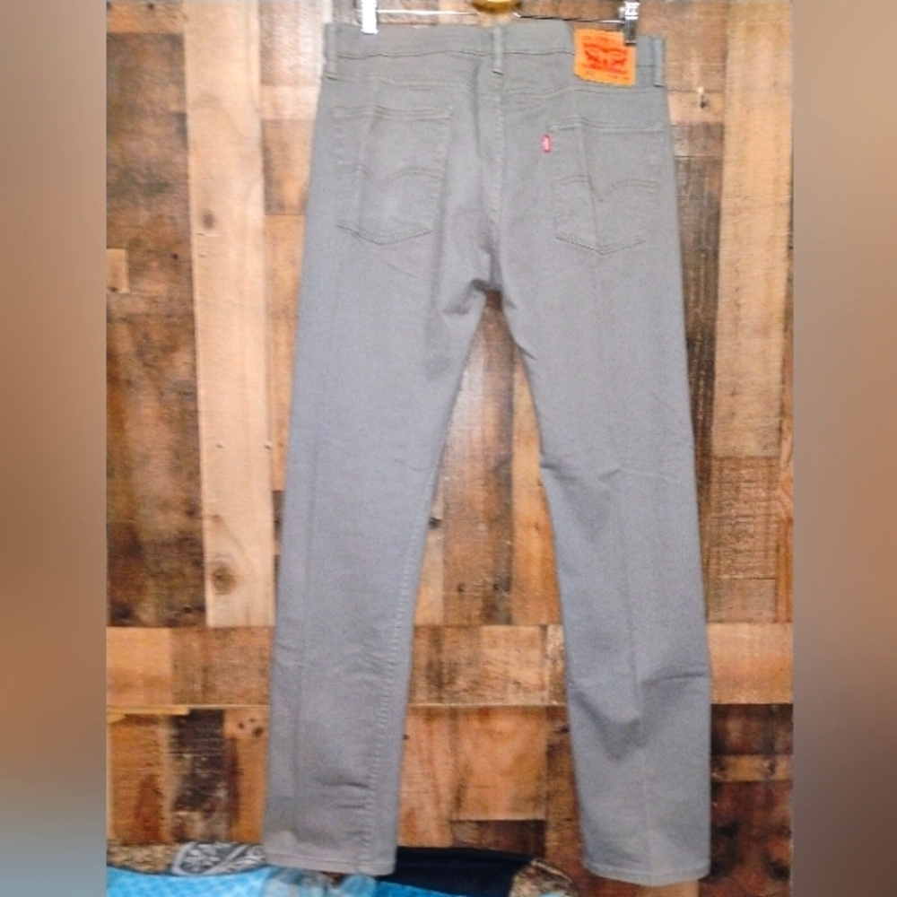 Levis 513 Gray Mens Jeans Size 34" X 34"